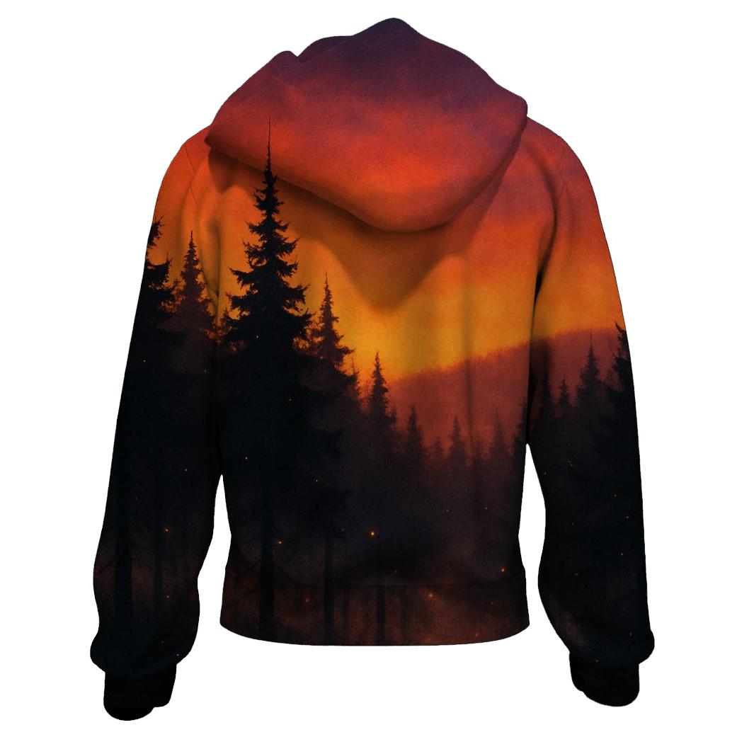 Forest Ember Drift lightweight hoodies