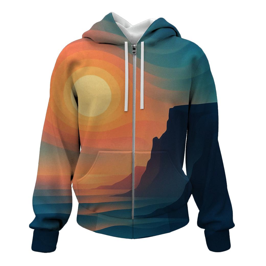 Aurora Mirage Sunset hoodie designs