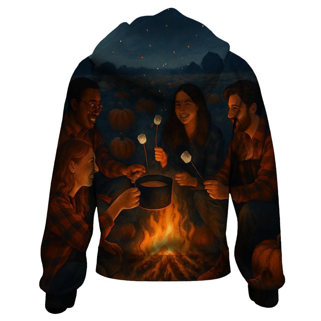 Pumpkin Patch Campfire Gratitude heavyweight hoodies