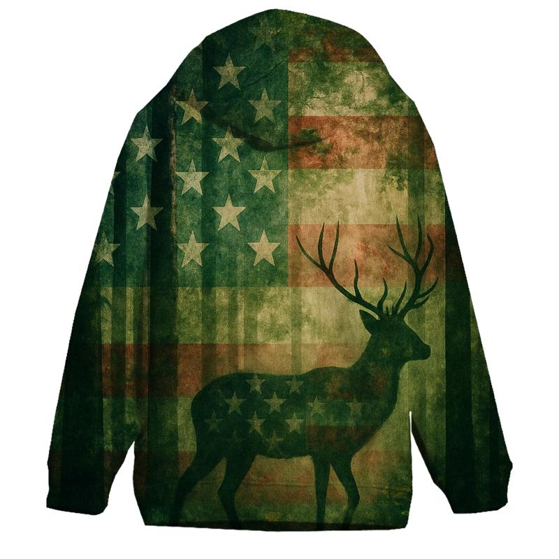 Patriotic Forest Camouflage Spirit premium hoodies