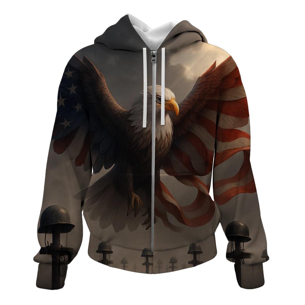 Eagle Over The Fallen Horizon custom hoodies