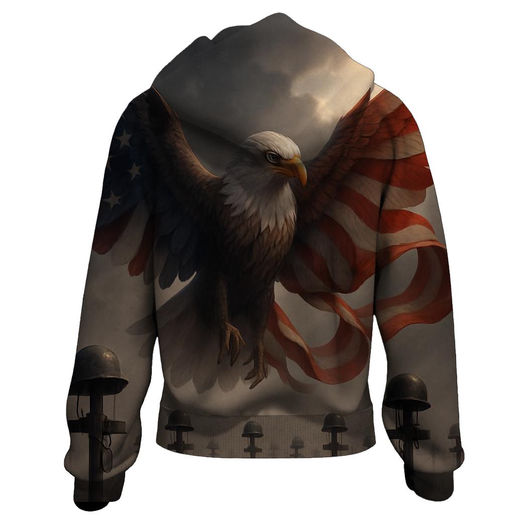 Eagle Over The Fallen Horizon custom hoodies