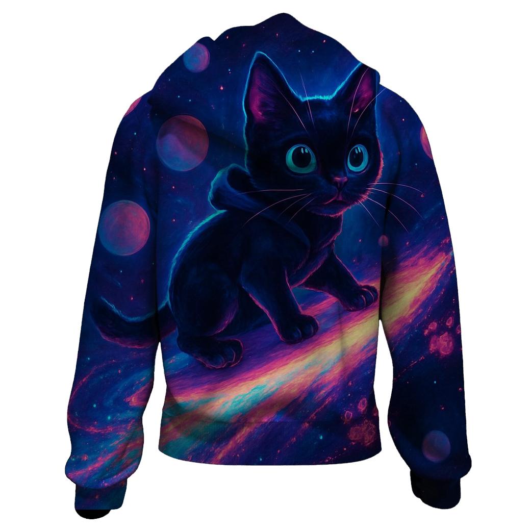 Comet Surfing Space Kitten hoodie trends