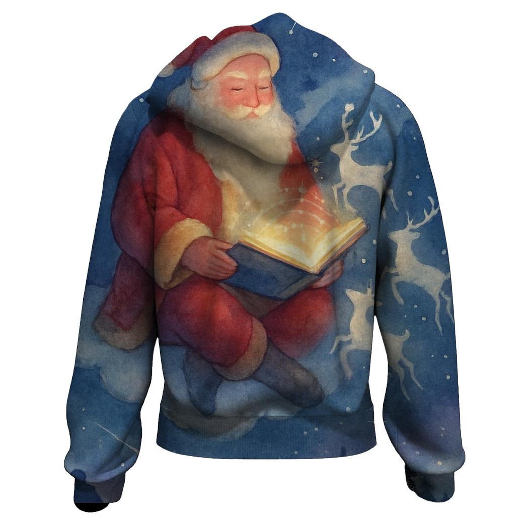 Celestial Storybook Santa hoodies fashion