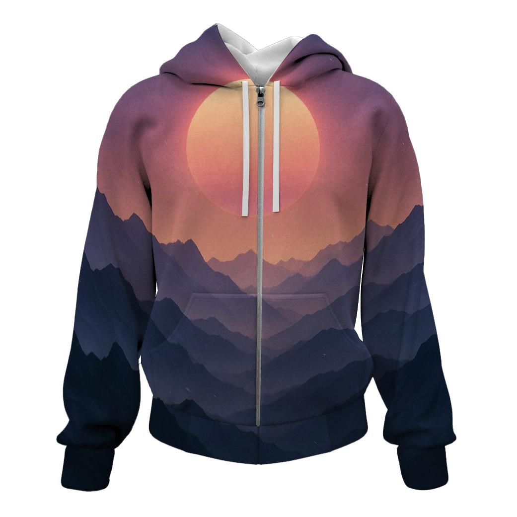Mountain Halo Drift custom hoodies