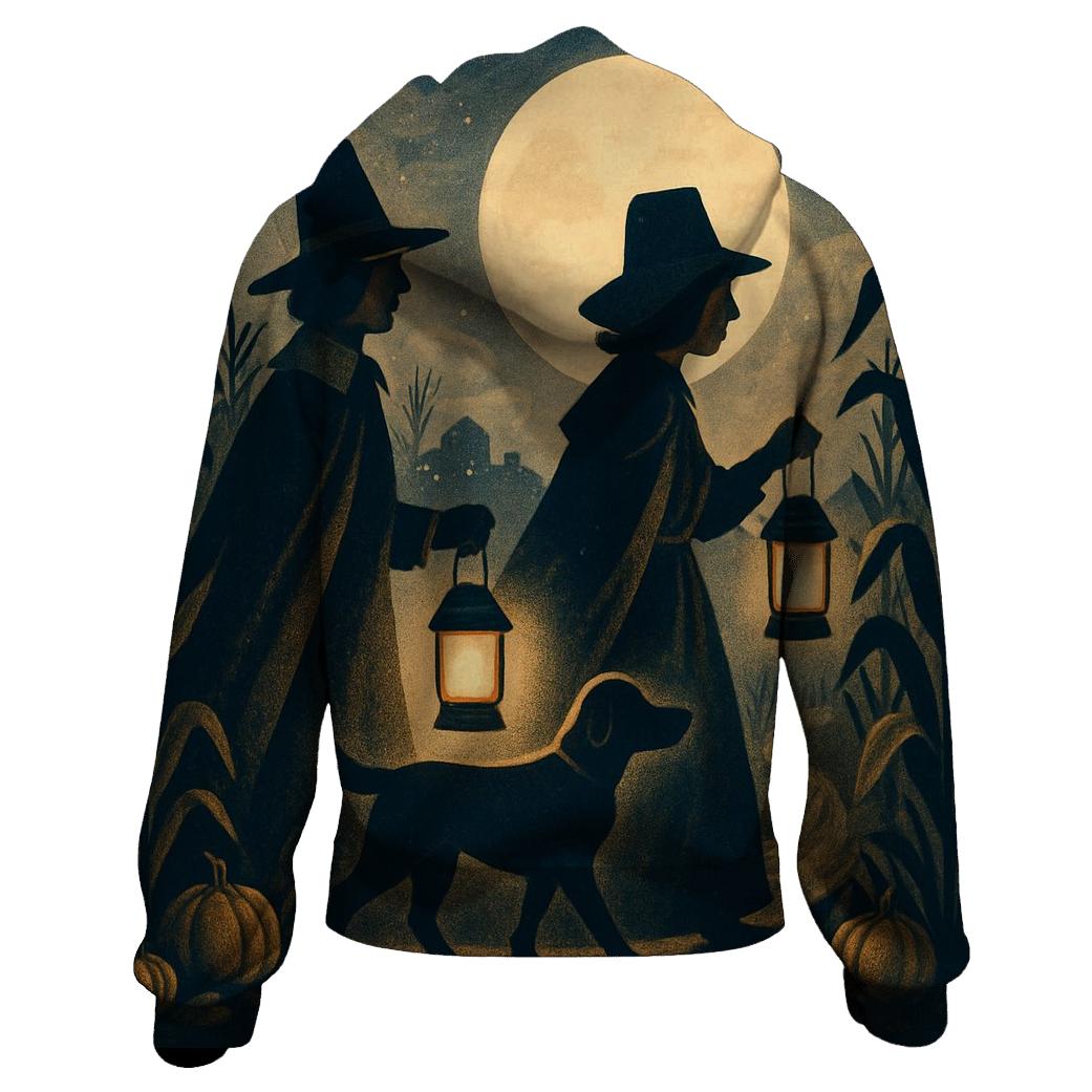 Pilgrim Moonlit Cornfield Lantern Walk hoodies fashion