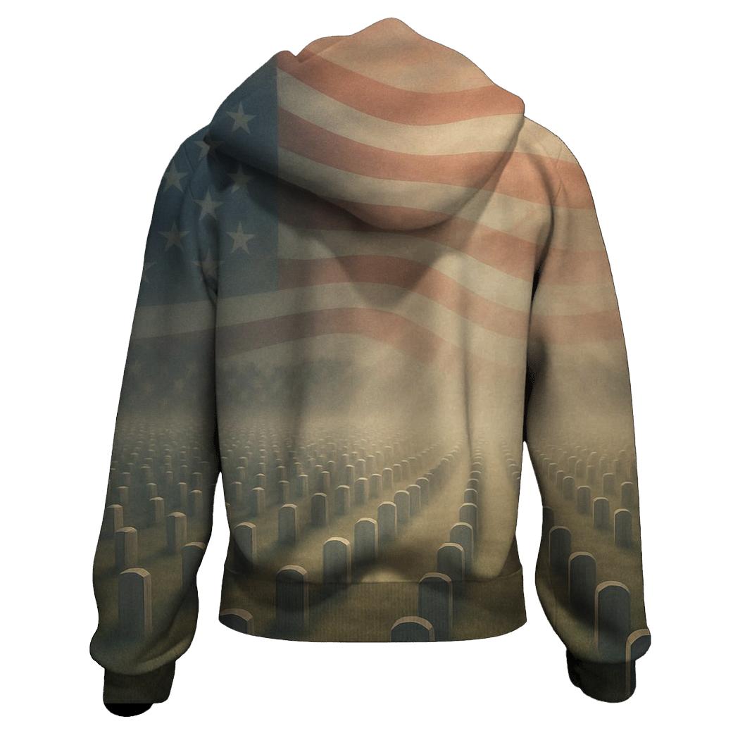 River Of Stripes Over Arlington Hills graphic hoodies