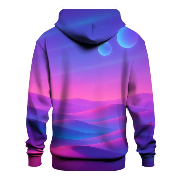 Neon Mirage Gradient Dunes lightweight hoodies