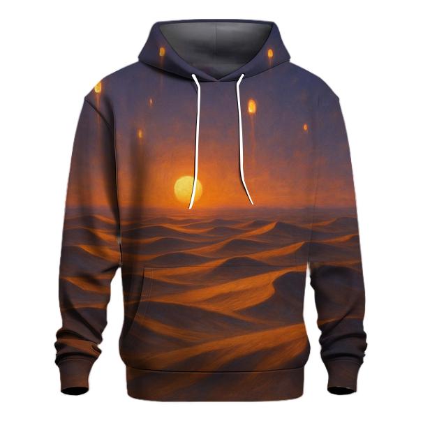 Desert Lantern Sunset hoodies fashion