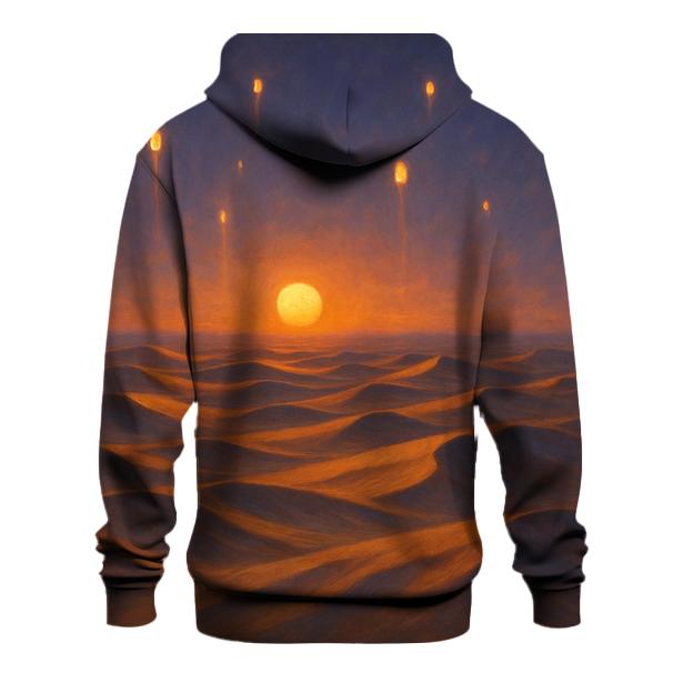 Desert Lantern Sunset hoodies fashion