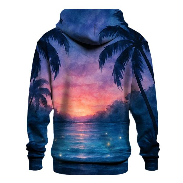 Midnight Lagoon Afterglow designer hoodies