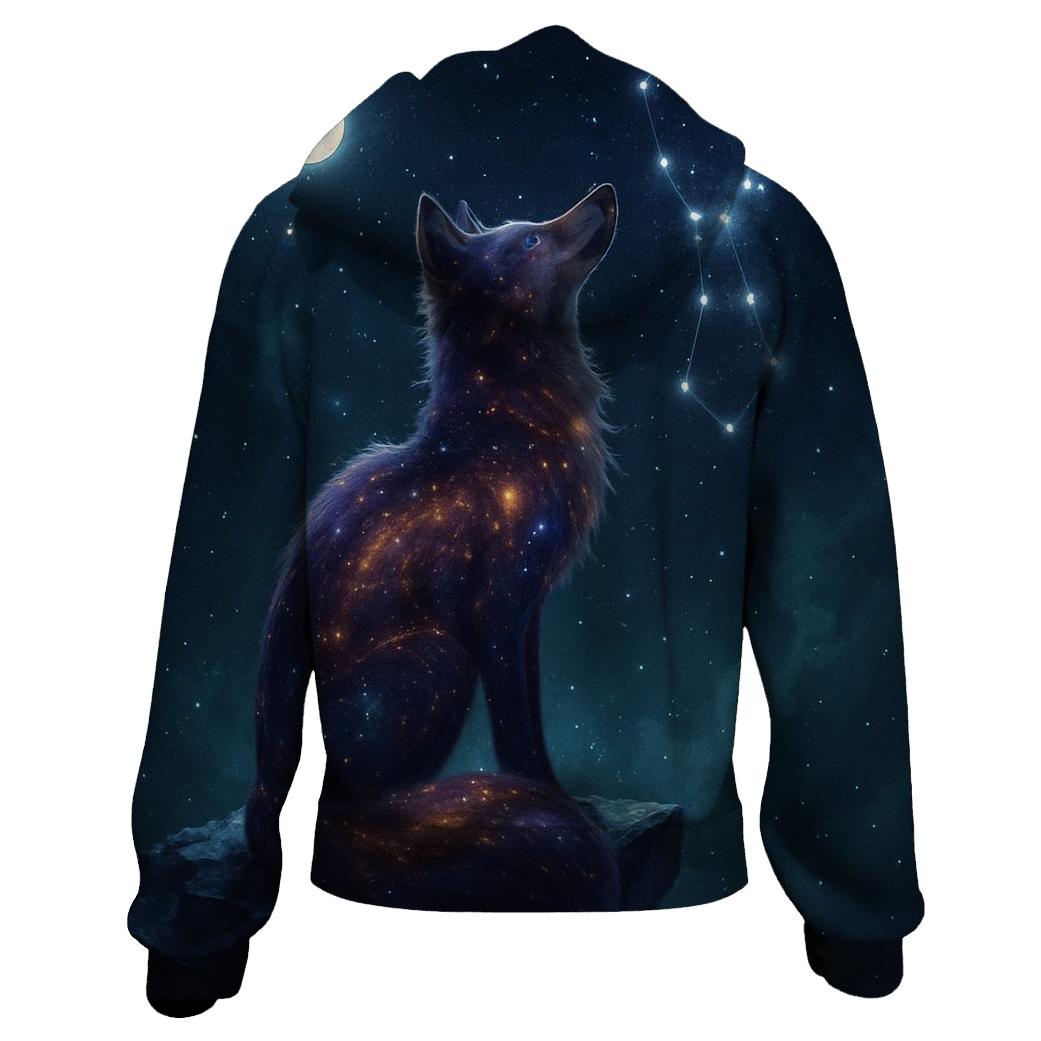 Stargazer Fox Beyond Orion designer hoodies