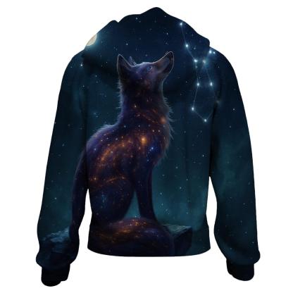 Stargazer Fox Beyond Orion designer hoodies