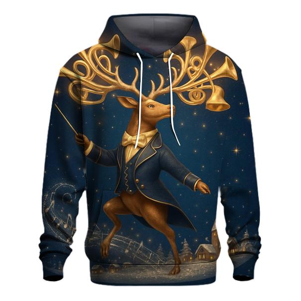 Midnight Reindeer Sky Orchestra lightweight hoodies