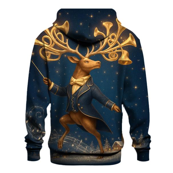Midnight Reindeer Sky Orchestra lightweight hoodies