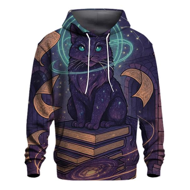 Astral Library Scholar Cat designer hoodies