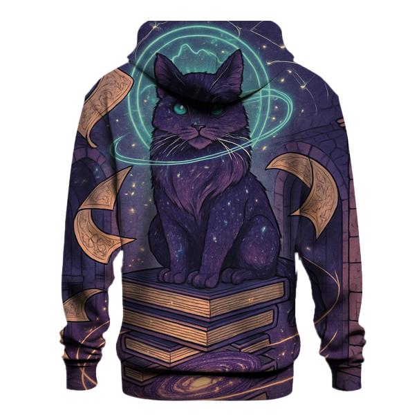 Astral Library Scholar Cat designer hoodies