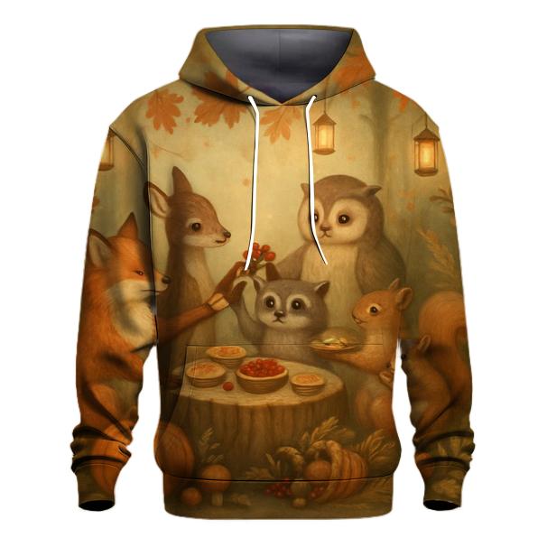 Forest Friends Harvest Circle hoodie designs
