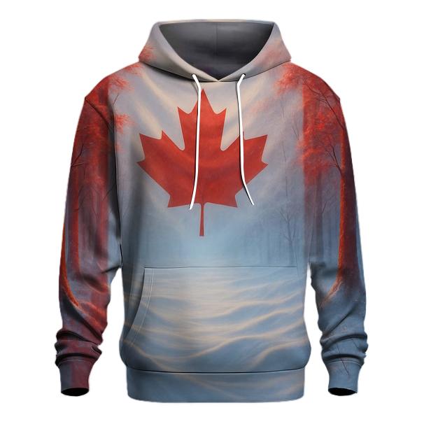 CanadaMapleForestMerge graphic hoodies
