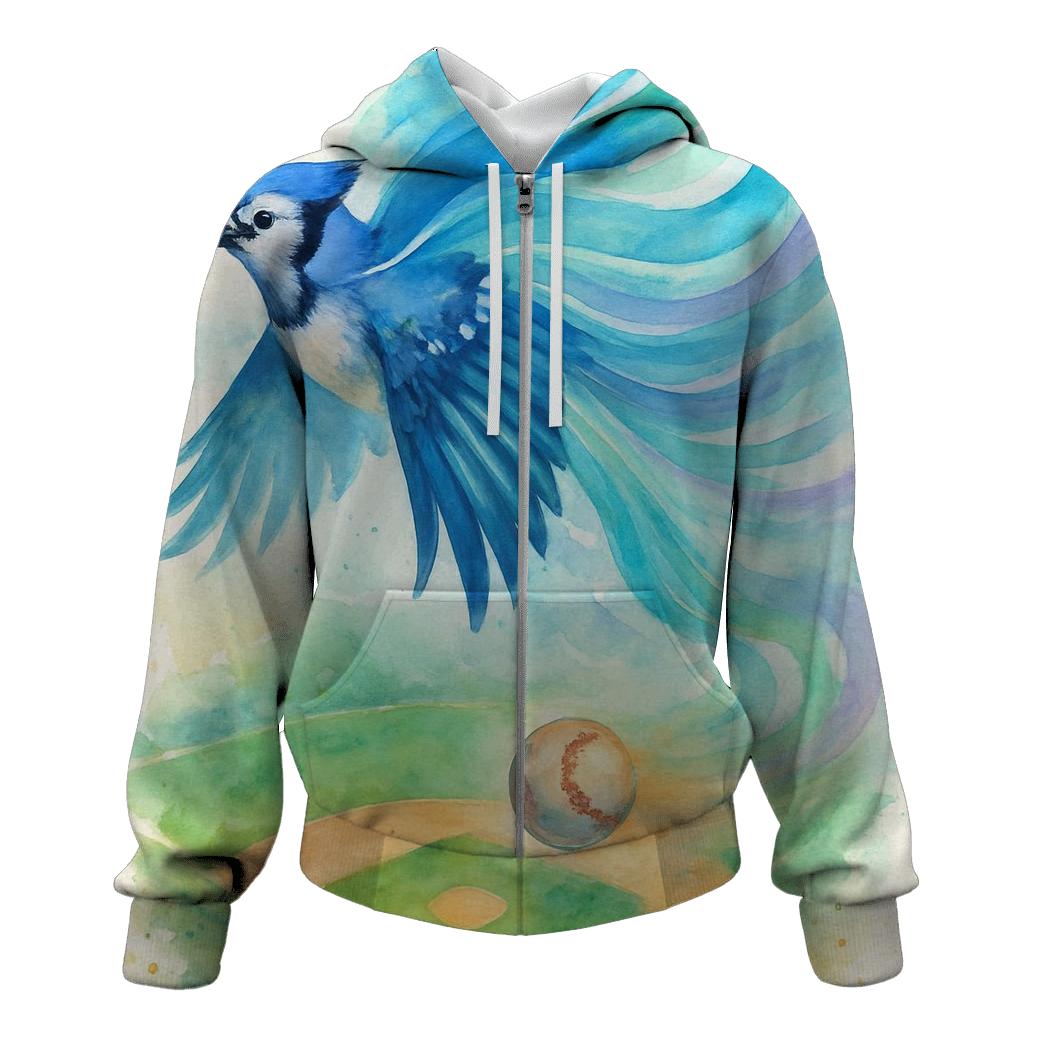 Blue Jays Aurora Flight Over Center Field hoodie designs