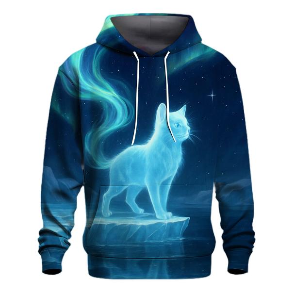 Aurora Glacier Spirit Cat hoodie trends