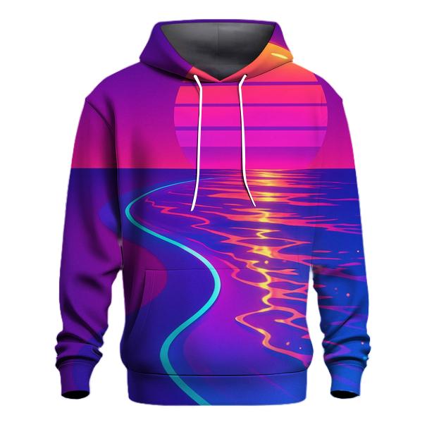 Tidal Neon Reverie designer hoodies