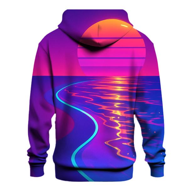 Tidal Neon Reverie designer hoodies