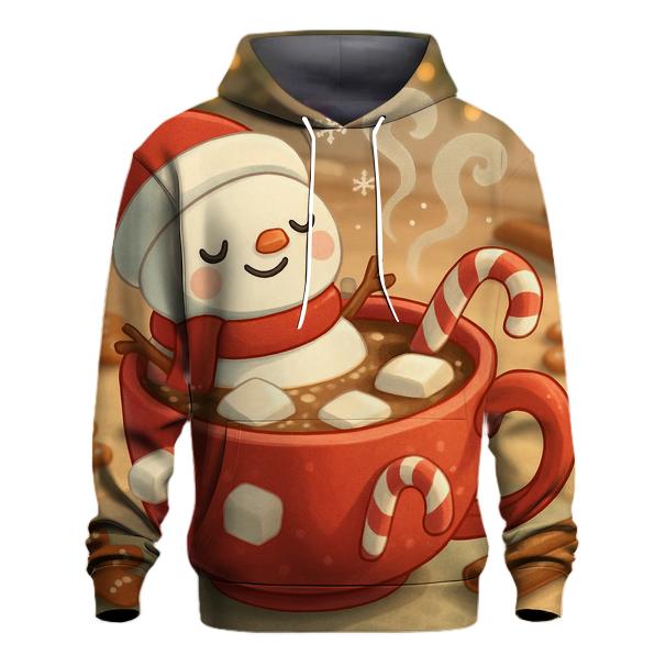 Snowman Hot Cocoa Jacuzzi pullover hoodies