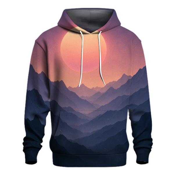 Mountain Halo Drift graphic hoodies