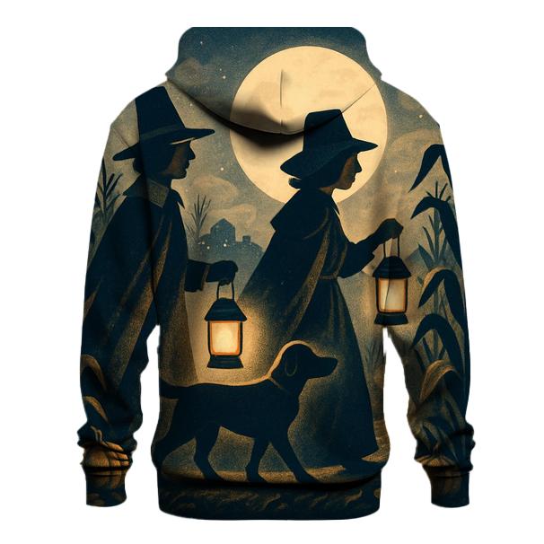 Pilgrim Moonlit Cornfield Lantern Walk printed hoodies
