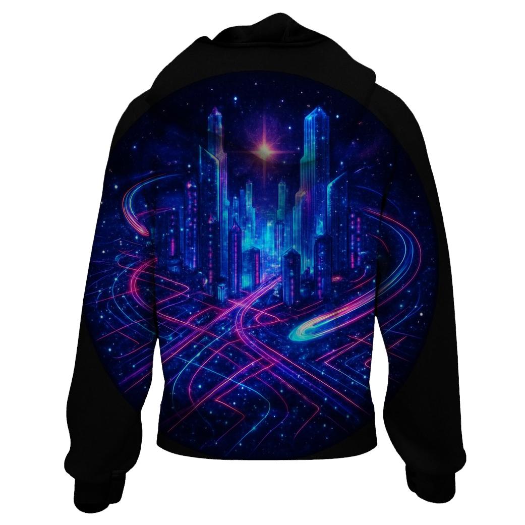 Astral Circuit City zip-up hoodies