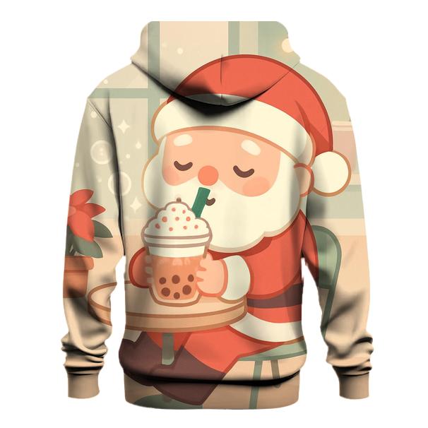 Bubble Tea Santa Chill Time lightweight hoodies