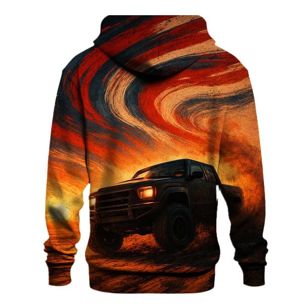 Desert Rally Stripes Storm hoodie designs