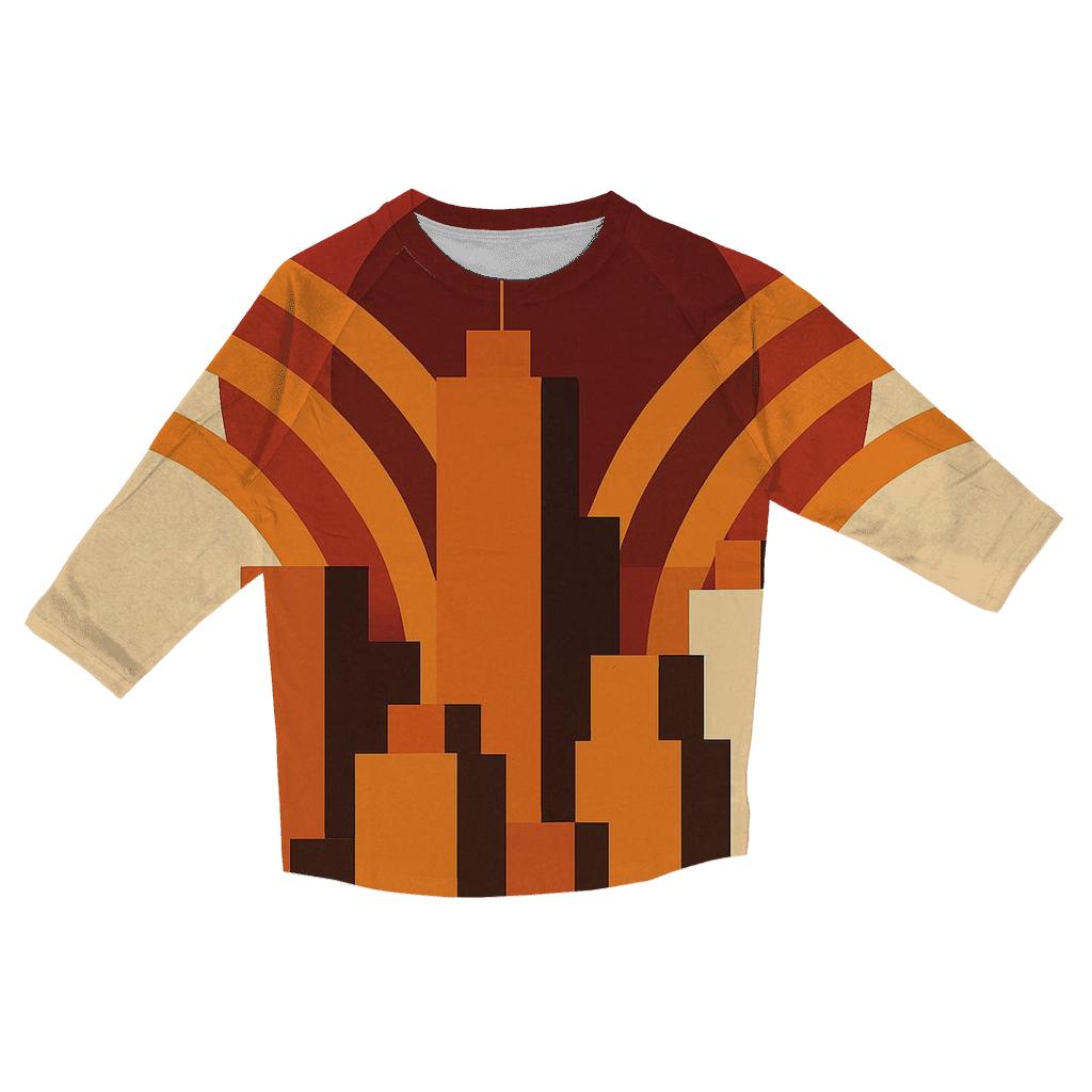 Groove City Skyline stylish quarter sleeve tops