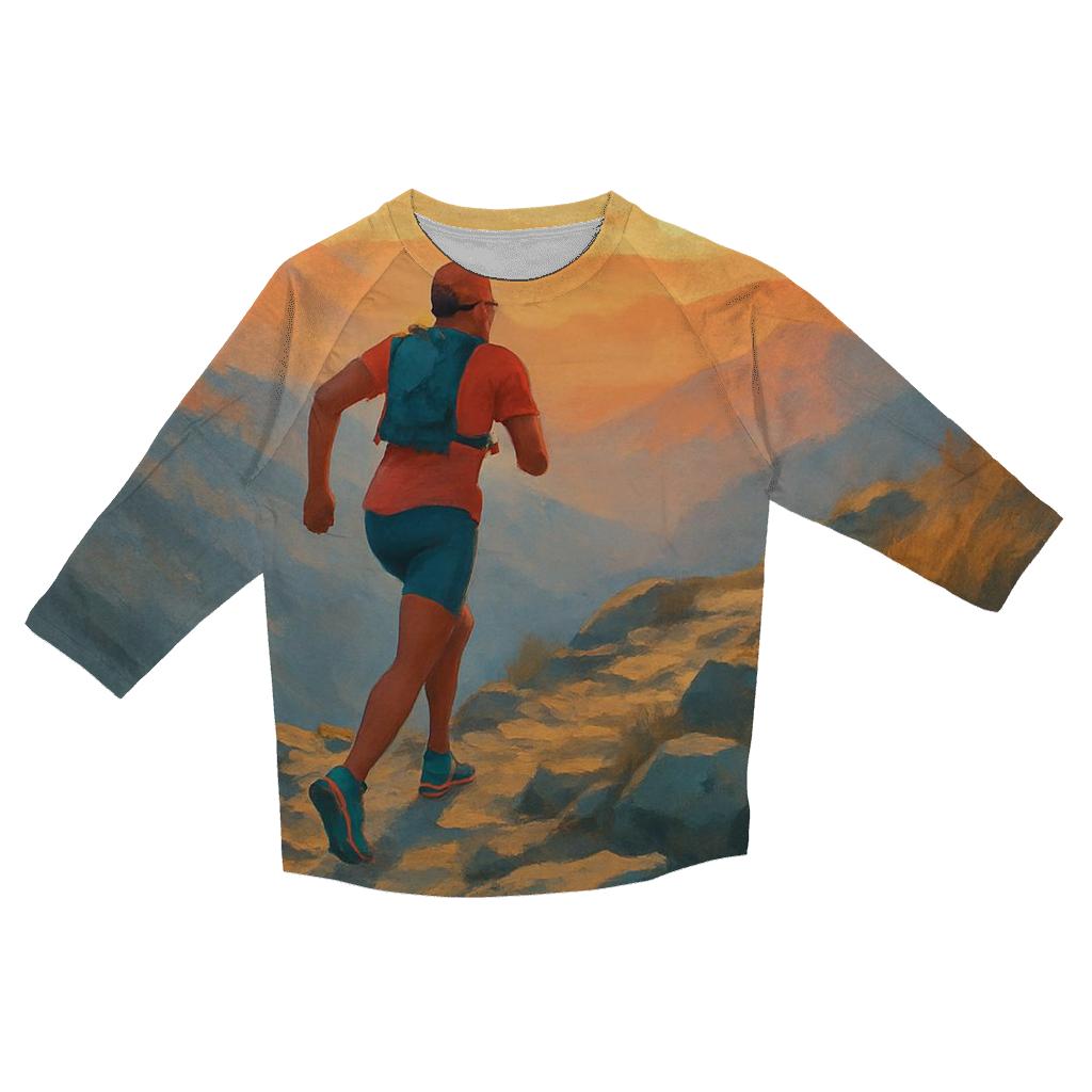 Mountain Trail Running Ascent fashion 3/4 sleeve shirts