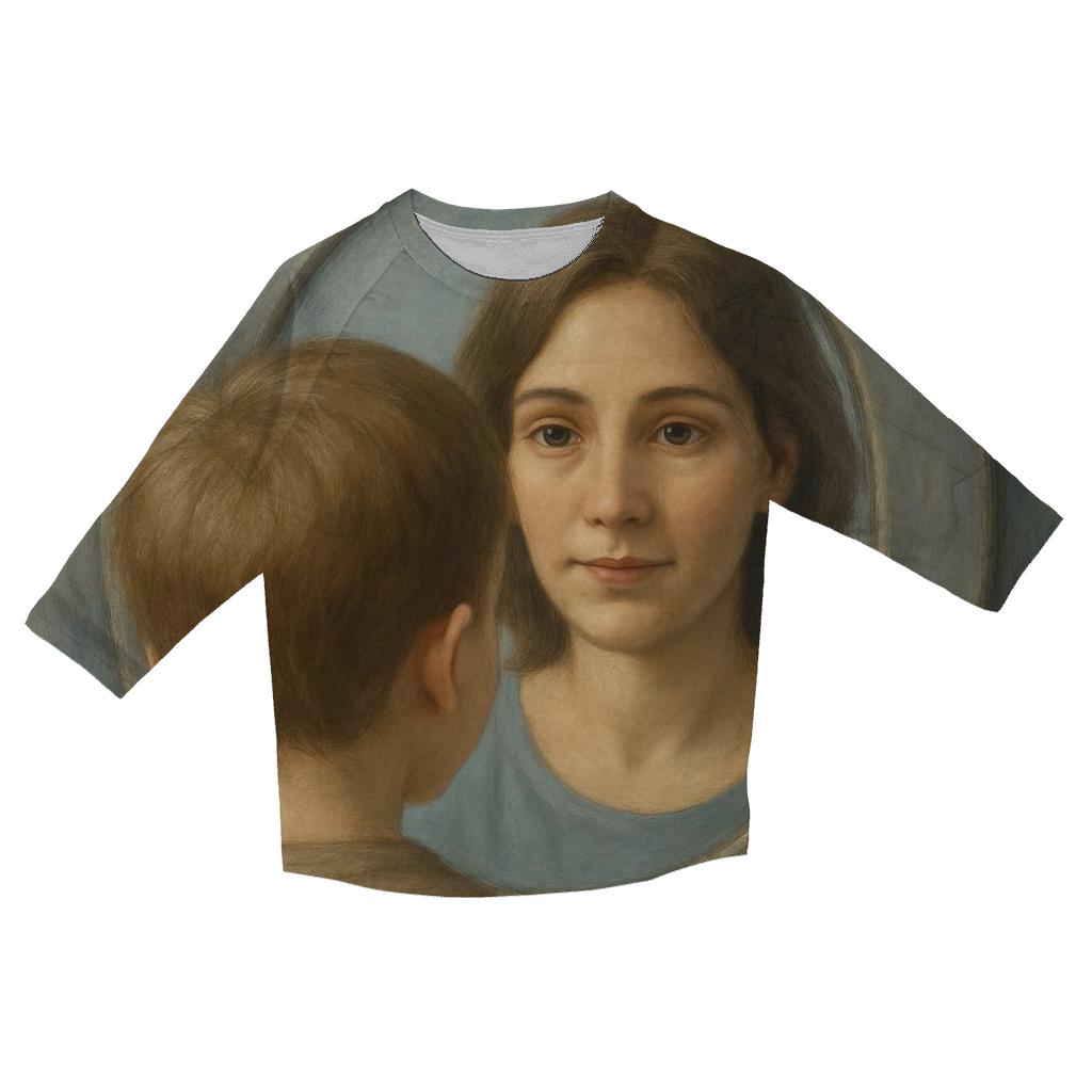 Mirror Of Courage In Her Eyes trendy 3/4 sleeve tops