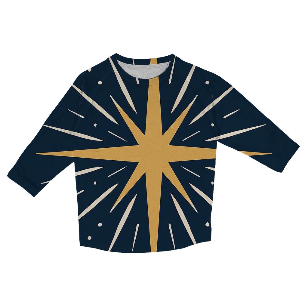 Nativity Starburst Halo trendy 3/4 sleeve tops