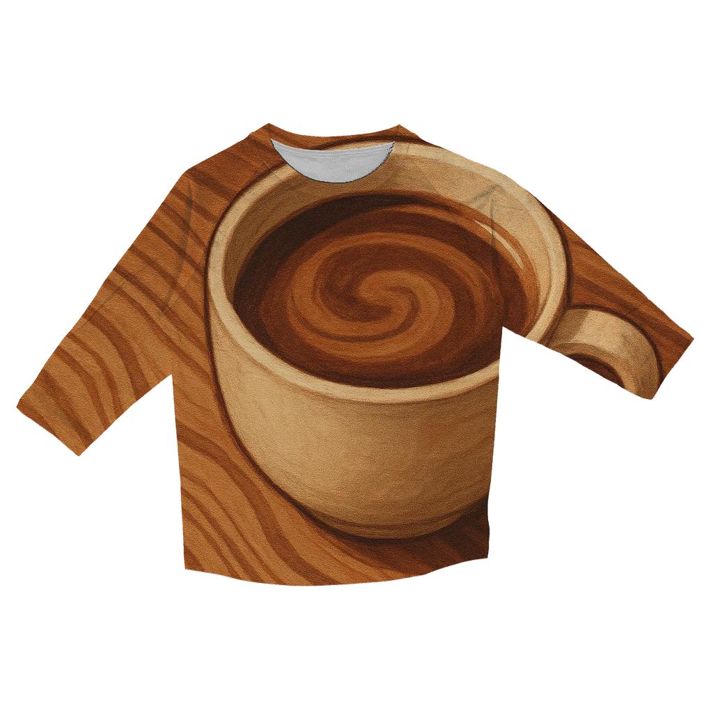 Café Counter Grainline custom 3/4 sleeve shirts