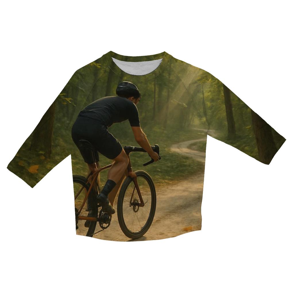 Forest Cycling Gravel Escape stylish quarter sleeve tops