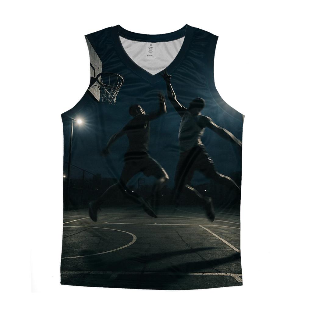 Midnight Street Basketball Clash trendy fitted tank tops