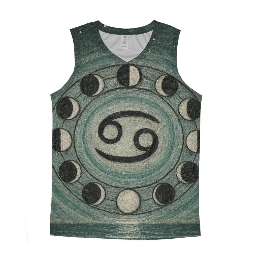 Cancer Lunar Tides Sigil trendy fitted tank tops