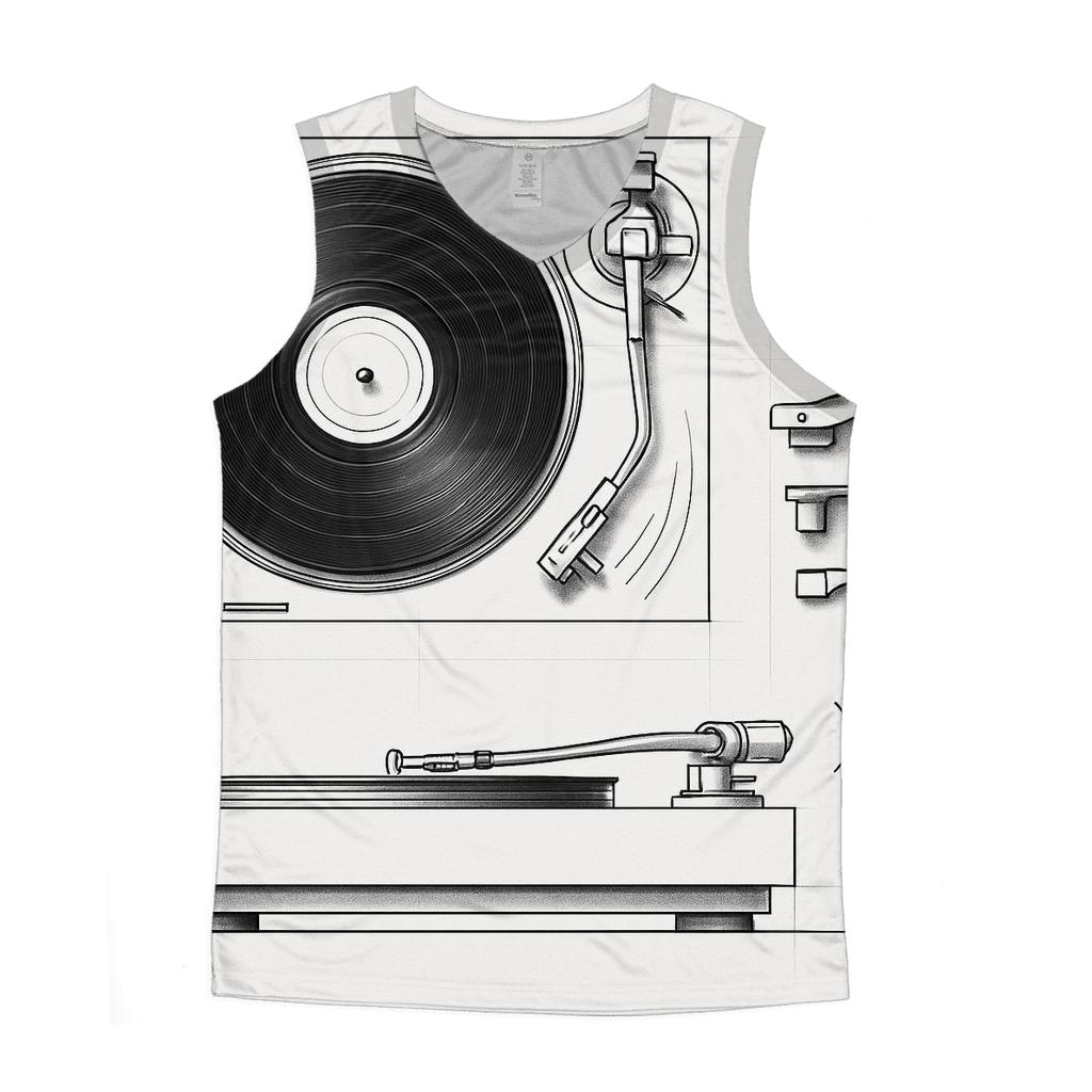 Monochrome Turntable Blueprint designer workout tanks