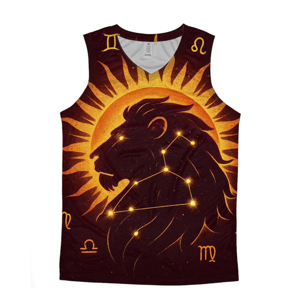 Solar Crown Of Leo Constellations sports performance tank tops