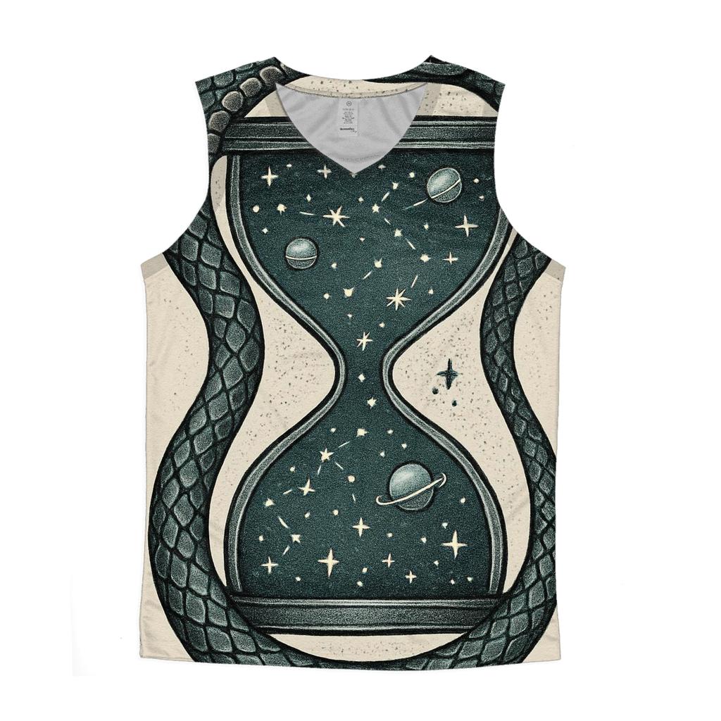 Starlit Serpent Hourglass designer workout tanks