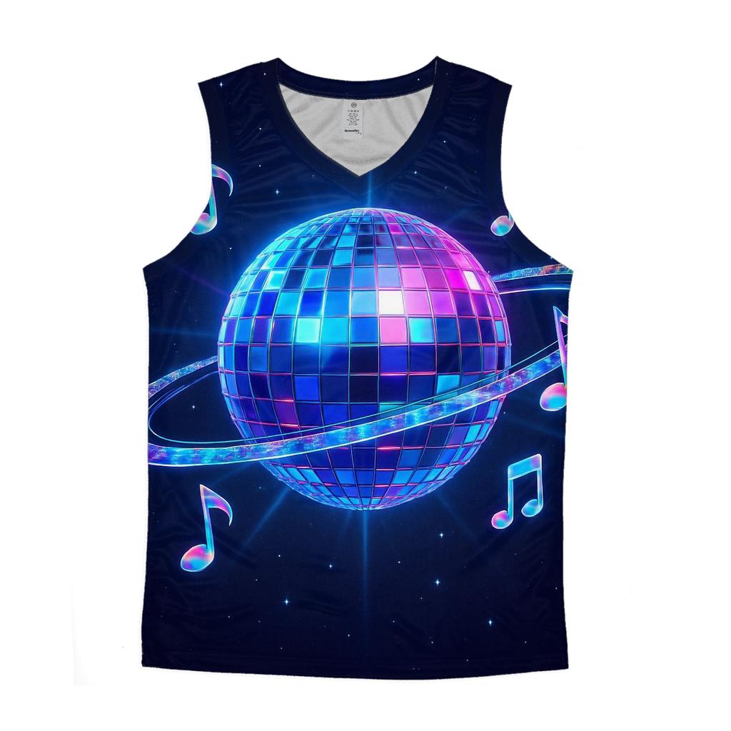 Holographic Disco Orbit stylish racerback tanks