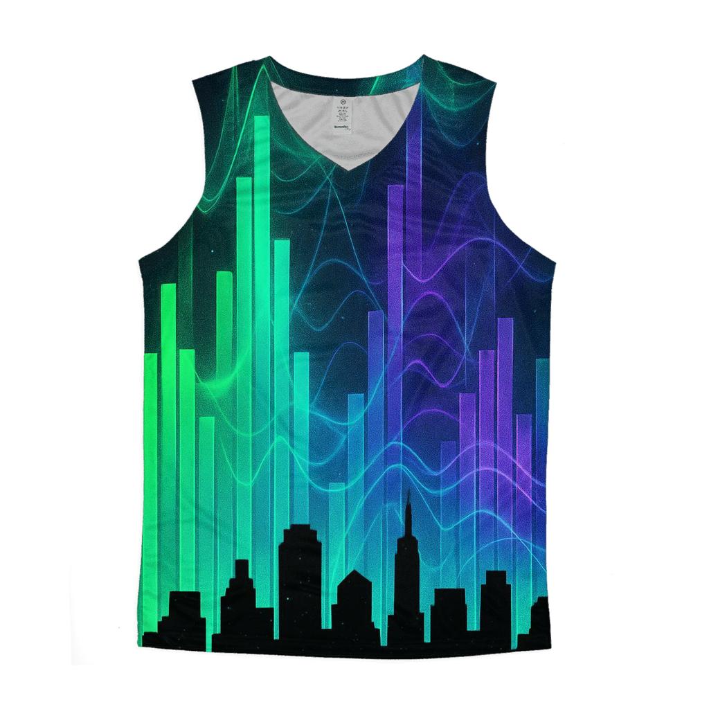 Aurora Signal Skyline sports performance tank tops