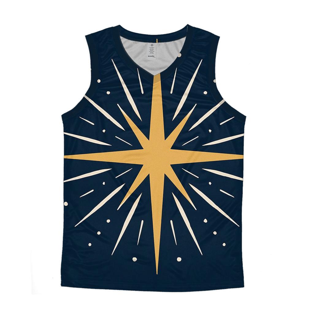 Nativity Starburst Halo custom tank tops