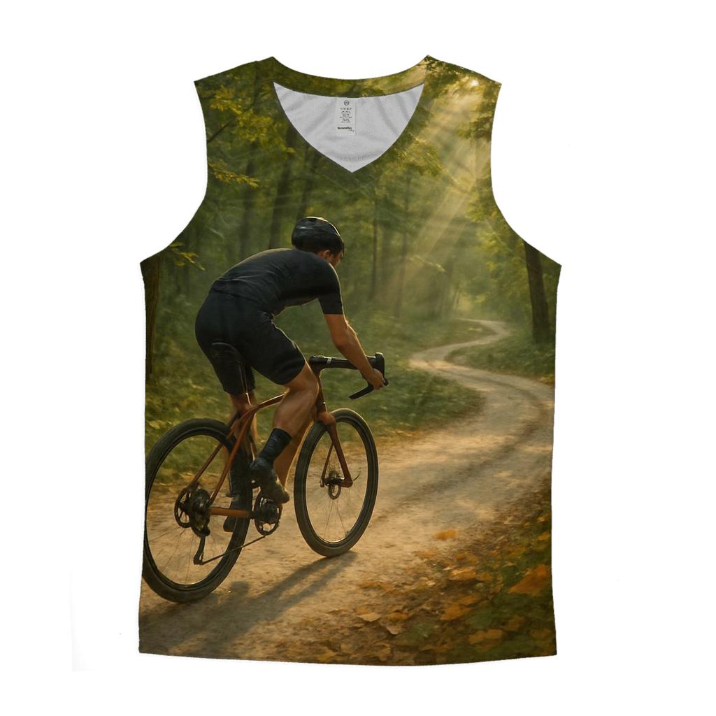 Forest Cycling Gravel Escape casual summer tank tops
