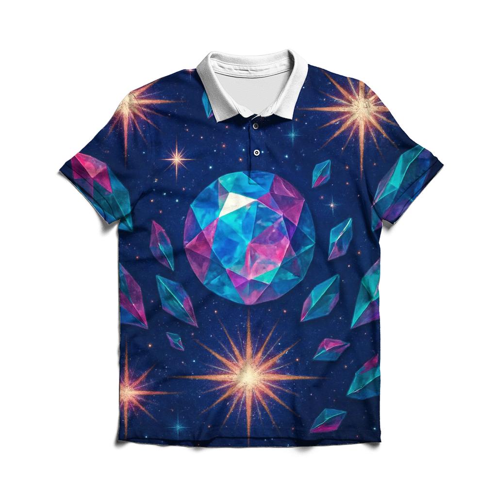 Celestial Gem Mirage custom polo shirts