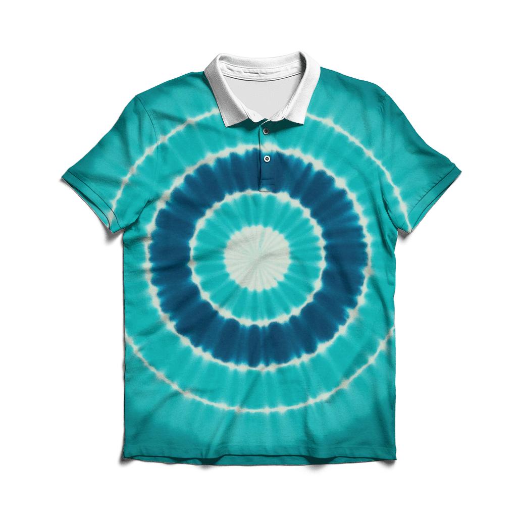 Lagoon Rings Bullseye Panel personalized polo shirts